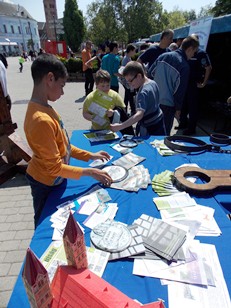 Információs stand. Fotó: Tiszalöki O.BV.I.