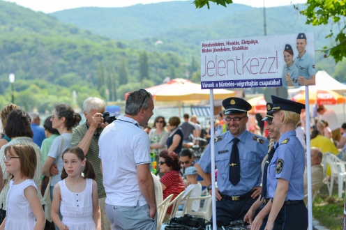 Standunk festői környezetben várta az érdeklődőket. Forrás: Márianosztrai Fegyház és Börtön